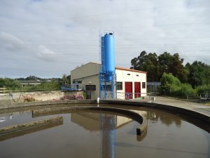 Línea de lodos en EDAR de Gondomar